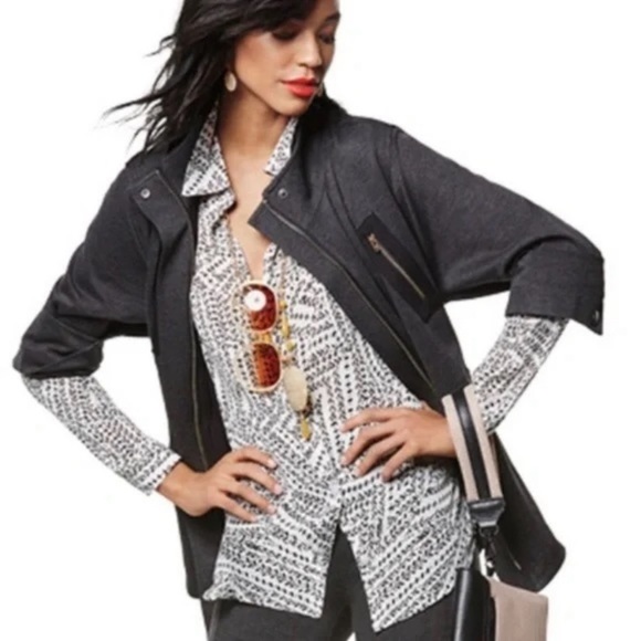 Cabi Printed Loose Button Down Blouse - Picture 2 of 7